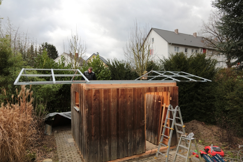Rolldach für Sternwarte ohne Stützen