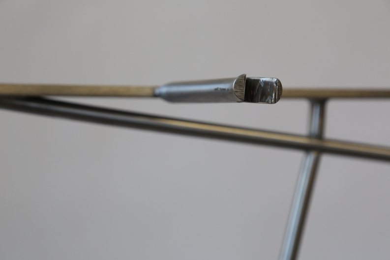 Spinnennetz Gitter aus Edelstahl