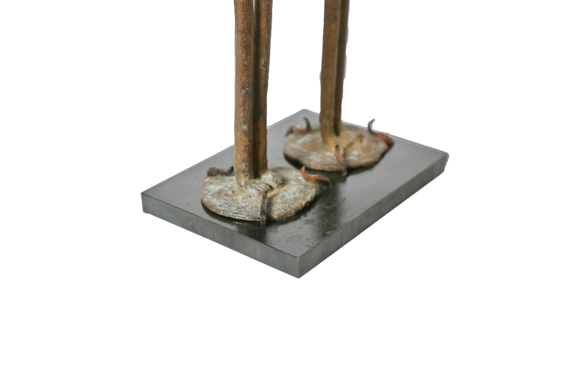 Sockel aus Stahl für Bronzeskulpturen