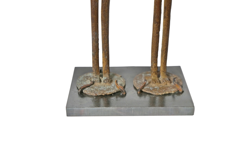 Sockel aus Stahl für Bronzeskulpturen