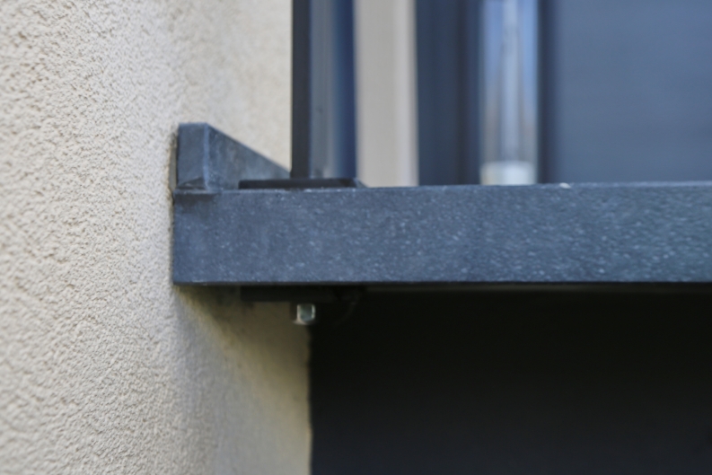 Geländer aus Flachstahl