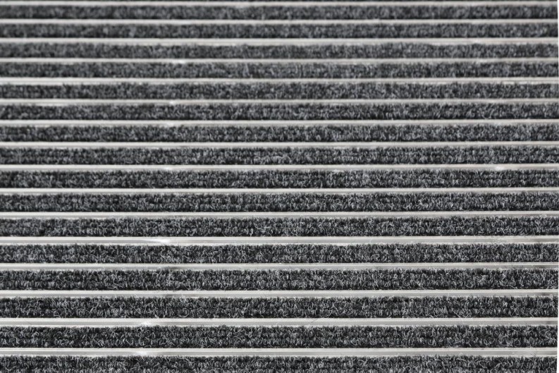 Hochwertige CleanRips Fußmatte in Schwarz