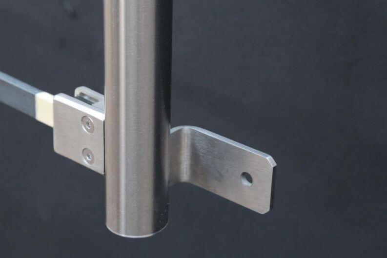 franz. Balkon mit Glas