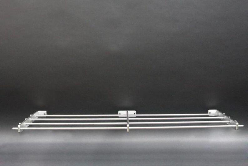 Schuhablage aus Edelstahl