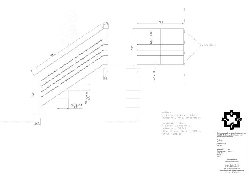 Treppengeländer und Brüstungsgeländer