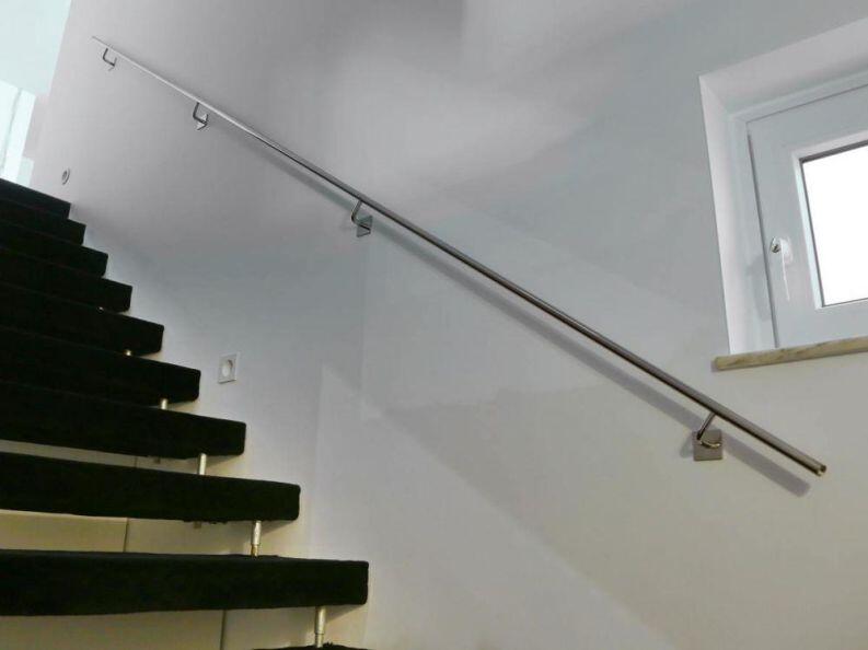 Handlauf mit Glas Diamanten