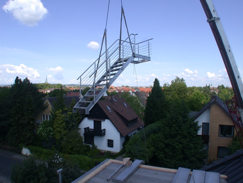 Montage Geländer und Terrassengeländer aus Edelstahl