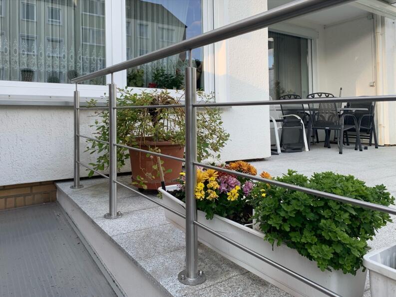 Relinggeländer aus Edelstahl