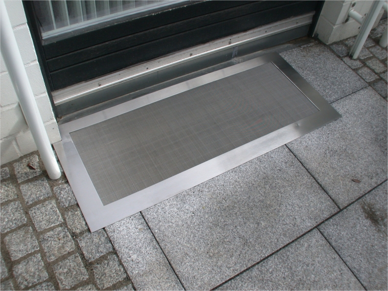 Kellerschachtabdeckung aus Edelstahl