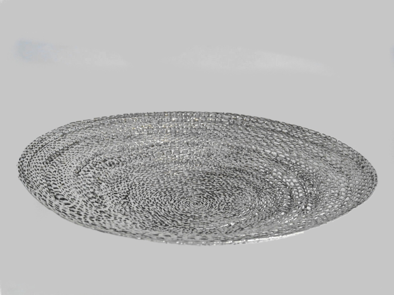 Teller aus Silberdraht 835/1000 geschweißt - Schale aus Silber