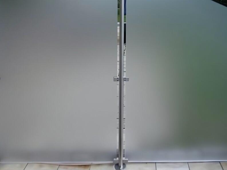 Wind-/Sichtschutz mit Edelstahlpfosten - Windschutz Sichtschutz