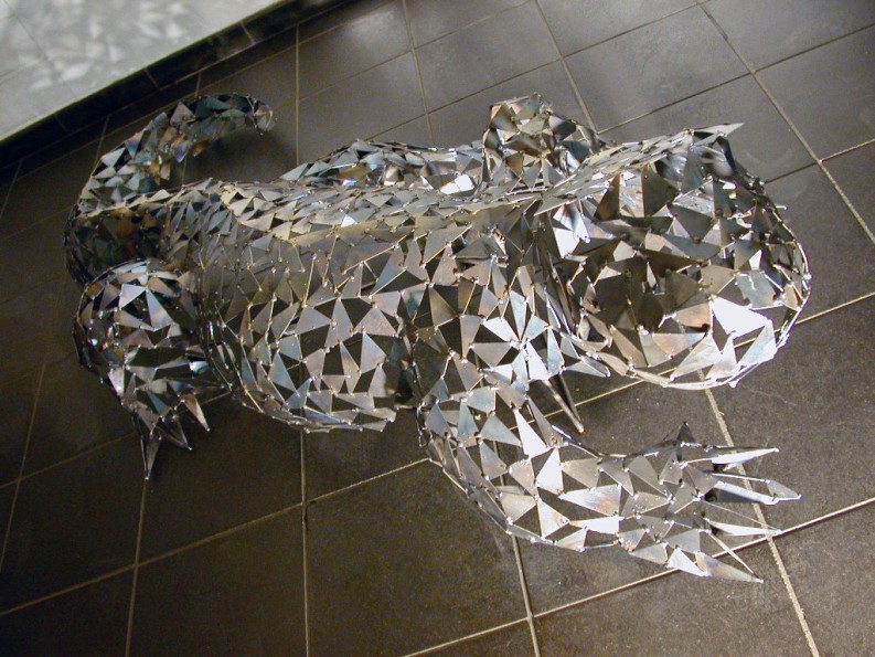 Echse aus Stahlblech geschweißt