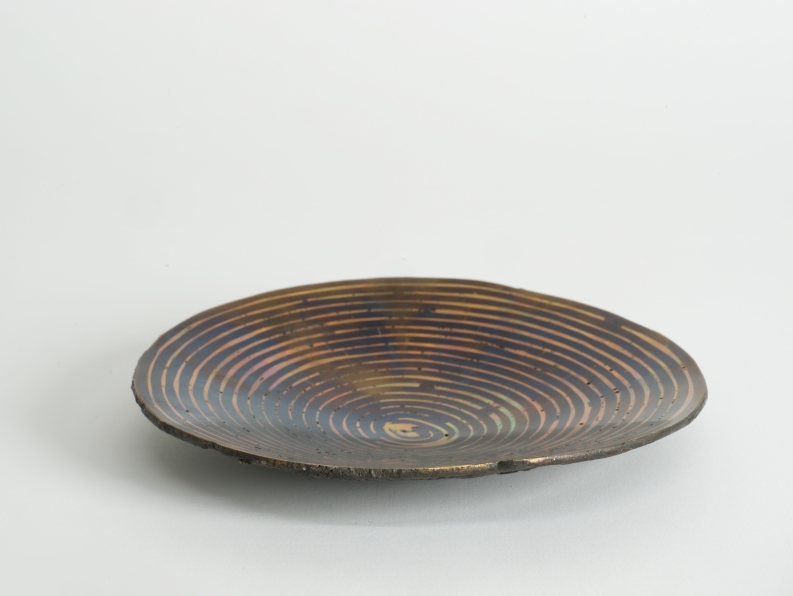 Spiralschale aus Eisen und Silberlot
