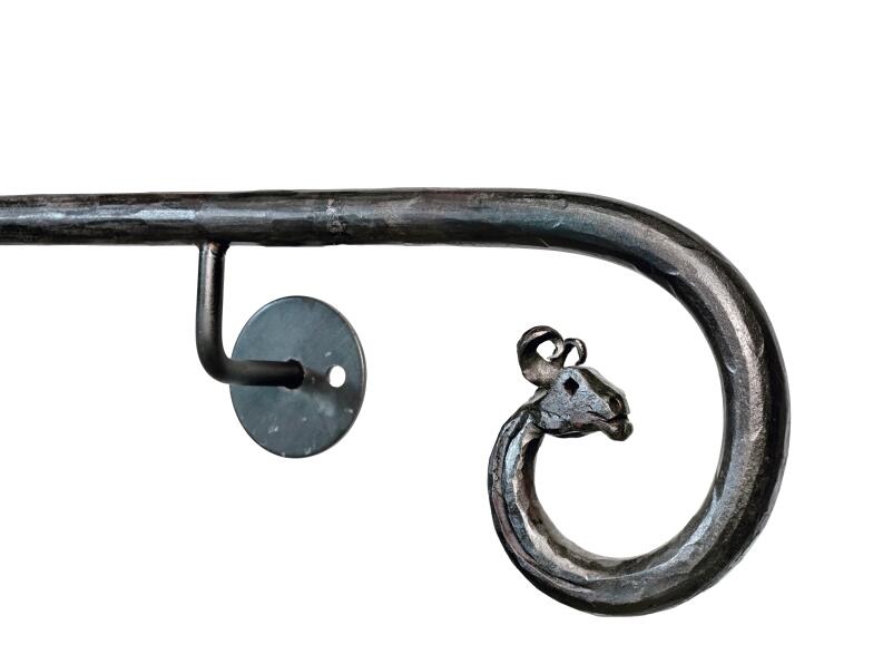 Handlauf mit geschmiedetem Kopf