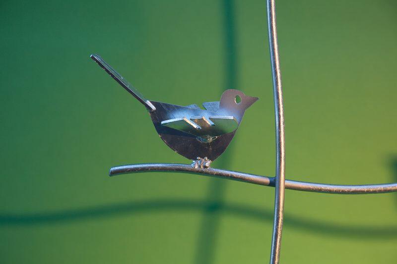 Rankgitter mit Vögeln