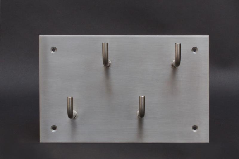 Schlüsselbrett aus 3 mm Rohstahl