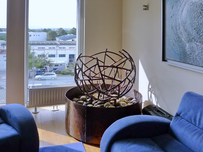 Zimmerbrunnen aus Kupfer