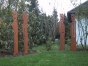 Gartenskulptur aus Stahl