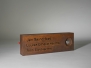 Klingelschild Corten Stahl