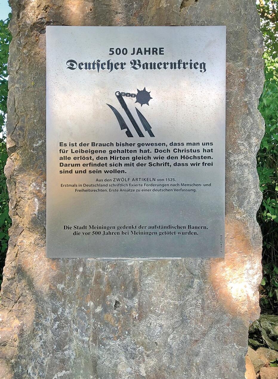 Stele mit Edelstahl Schild
