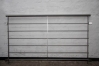 französischer Balkon aus Edelstahl mit horizontaler Füllung