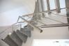 Kombiniertes Treppengeländer aus Edelstahl und Sicherheitsglas