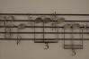 Wandrelief mit Bass Noten aus Stahlblech gelasert